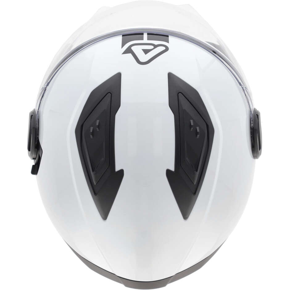 Acerbis Levante Weißer Motorrad-Jethelm