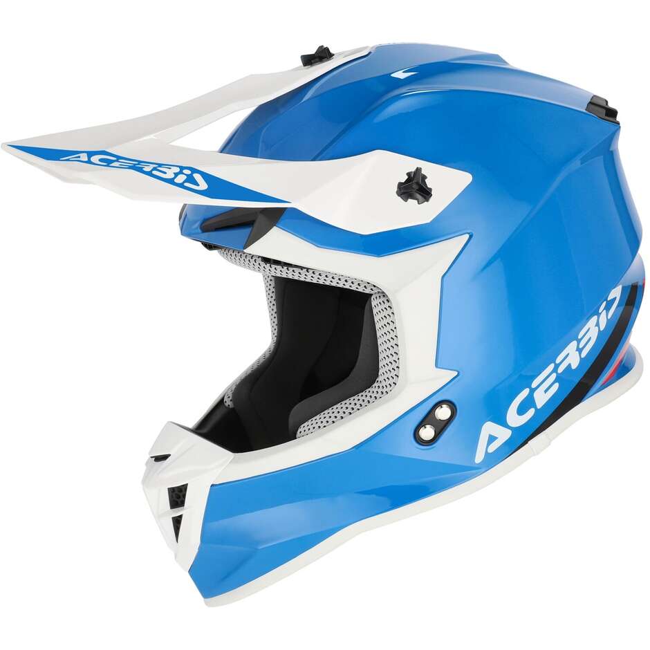 Acerbis LINEAR 2206 Blue Motocross Helmet