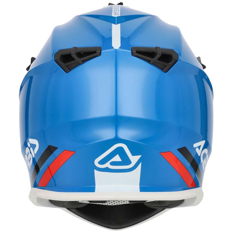 Acerbis LINEAR 2206 Blue Motocross Helmet