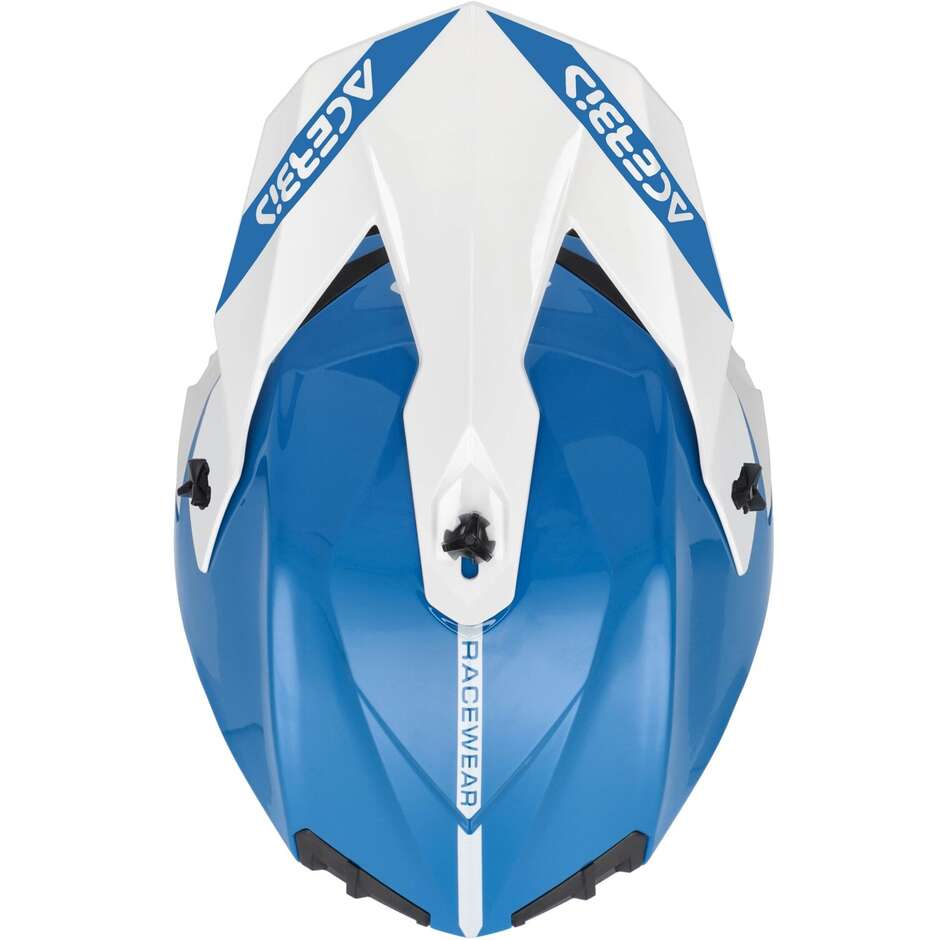Acerbis LINEAR 2206 Blue Motocross Helmet