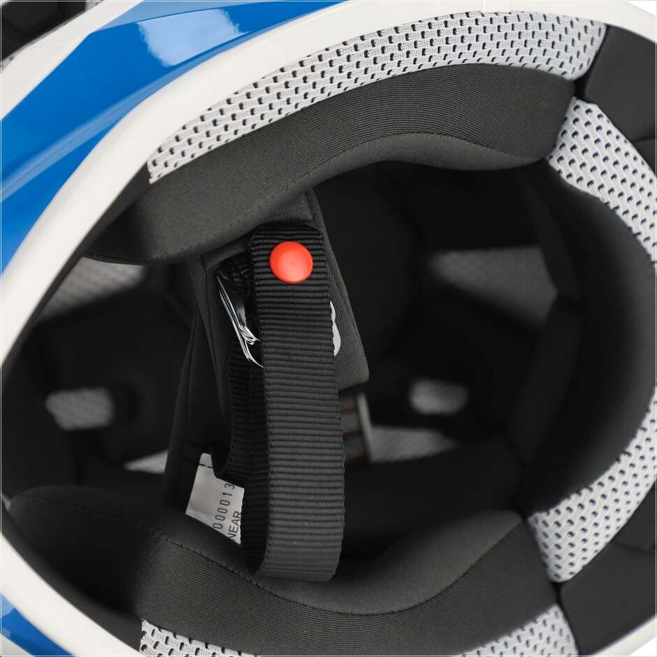 Acerbis LINEAR 2206 Blue Motocross Helmet