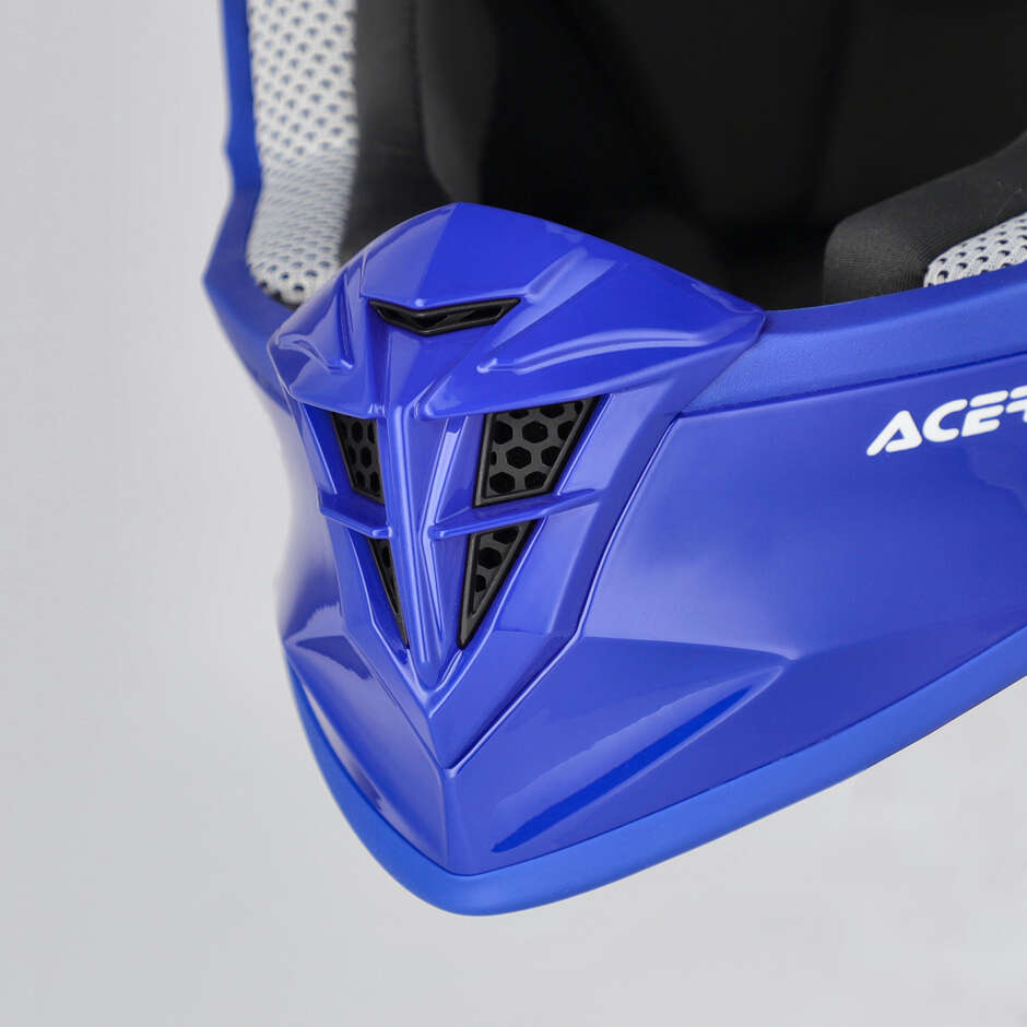 Acerbis LINEAR 2206 Blue Motocross Helmet