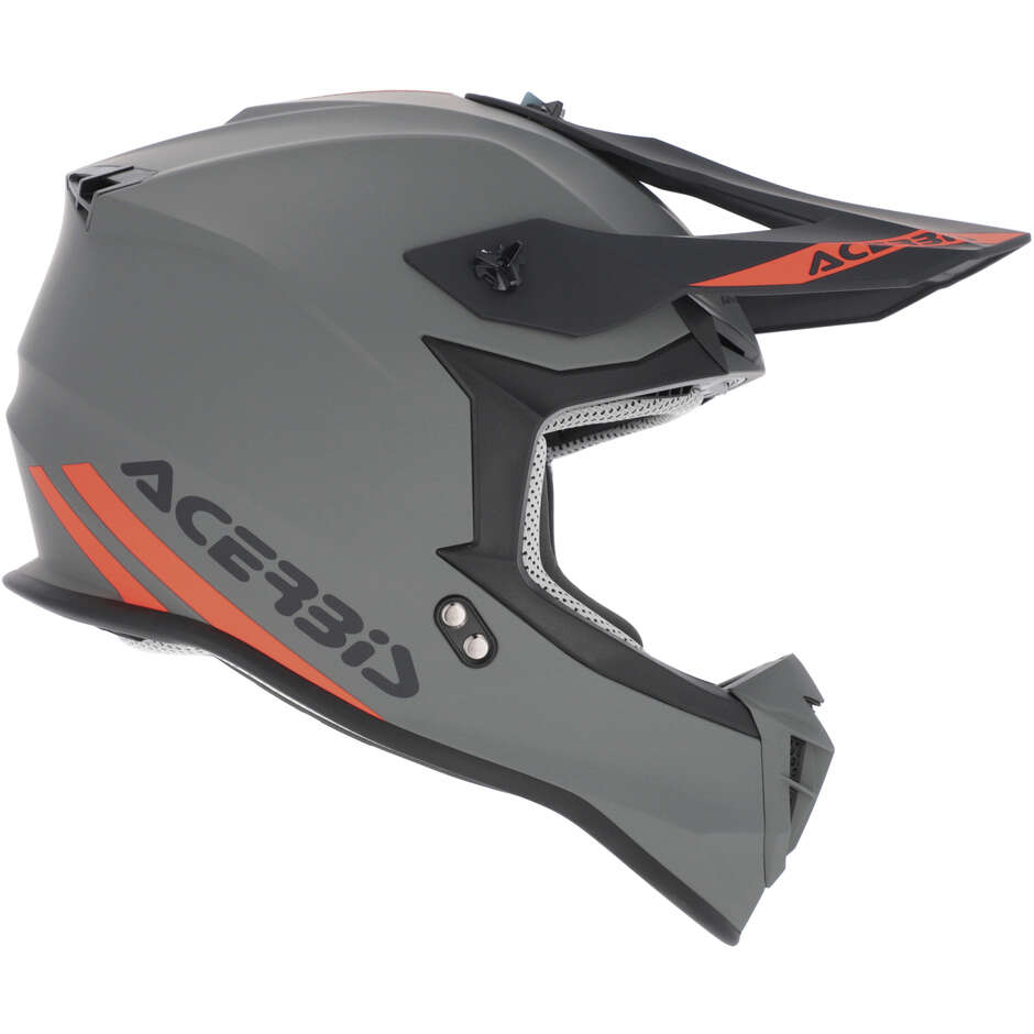 Acerbis LINEAR 2206 Grauer Moto-Cross-Helm