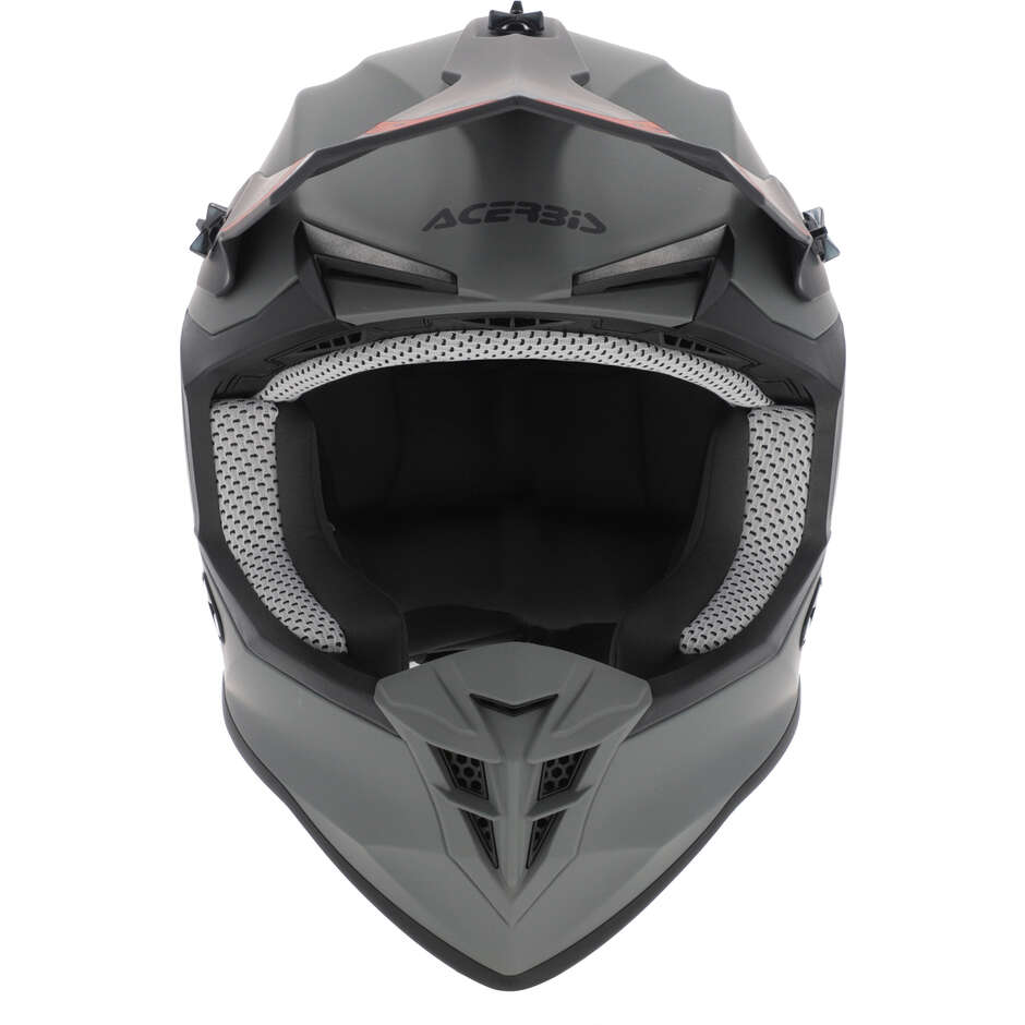Acerbis LINEAR 2206 Grauer Moto-Cross-Helm