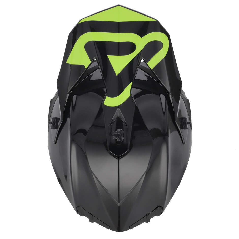Acerbis LINEAR 2206 Motocross Helmet Black Fluorescent Yellow