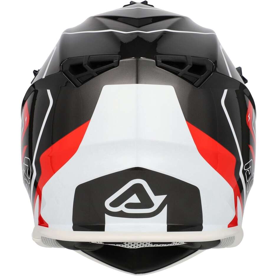 Acerbis LINEAR 2206 Motocross Helmet Grey Red