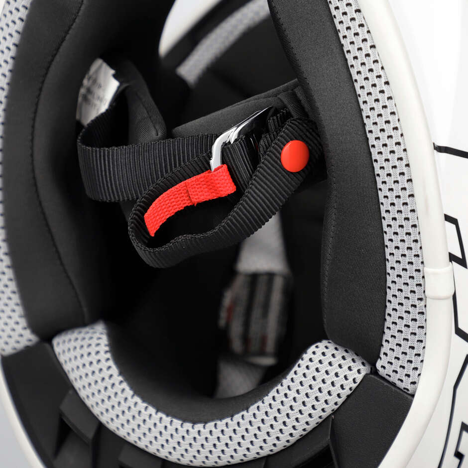 Acerbis LINEAR 2206 Weißer 3 Motocross-Helm