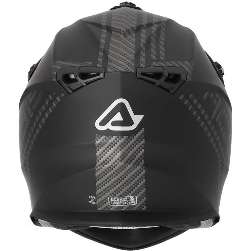 Acerbis LINEAR Cross Enduro Motorcycle Helmet Black Black