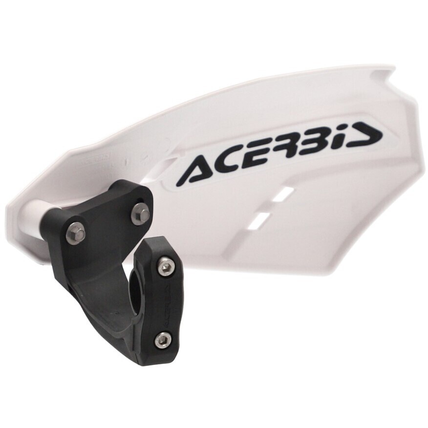 Acerbis LINEAR Moto Cross Handguards White Black