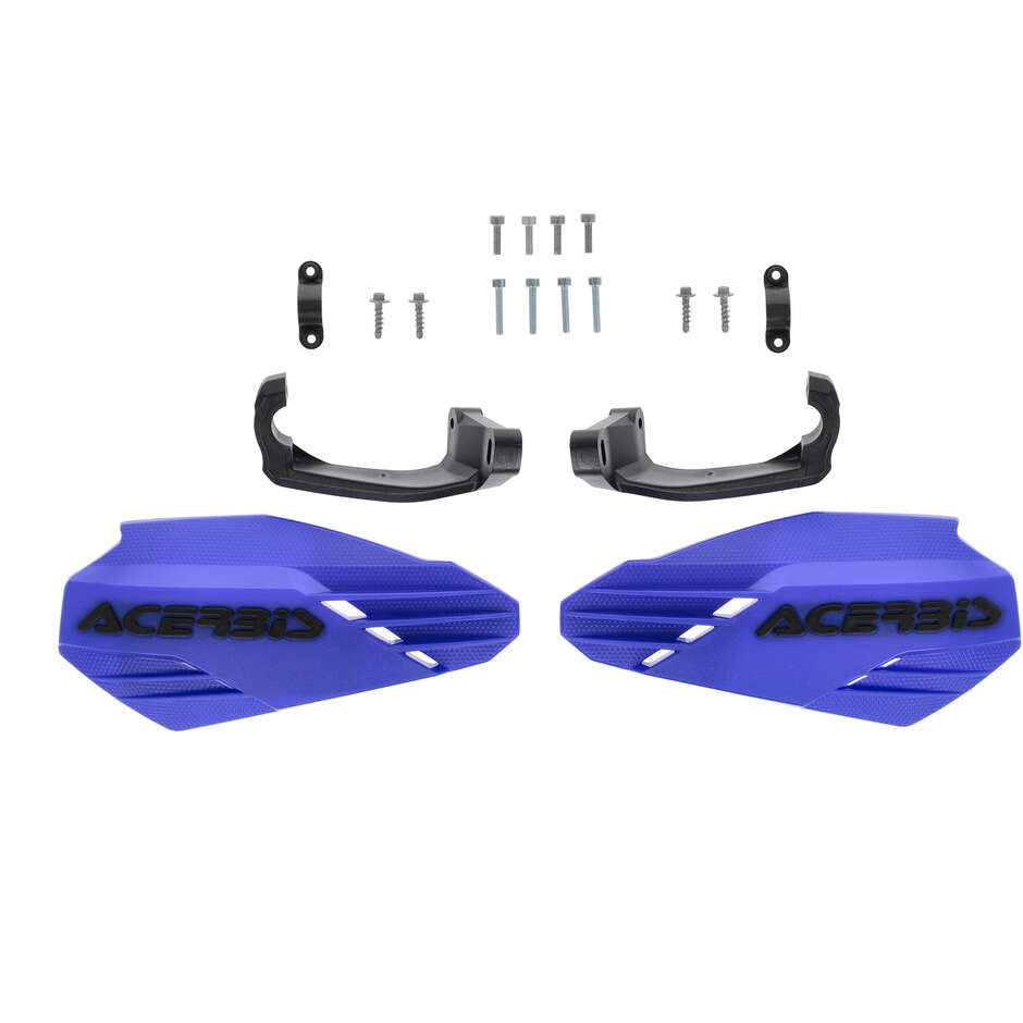 Acerbis LINEAR Moto Cross Handschützer Blau Schwarz