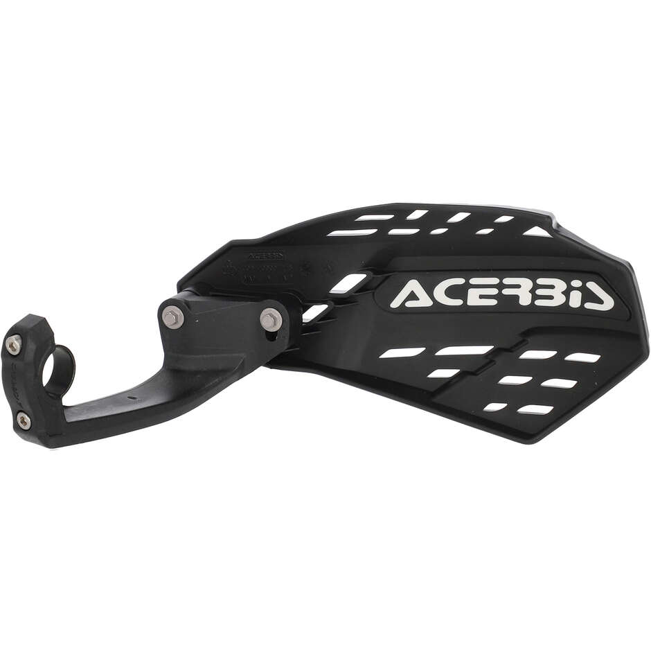 Acerbis LINEAR VENTED Cross Enduro Handguards Black White