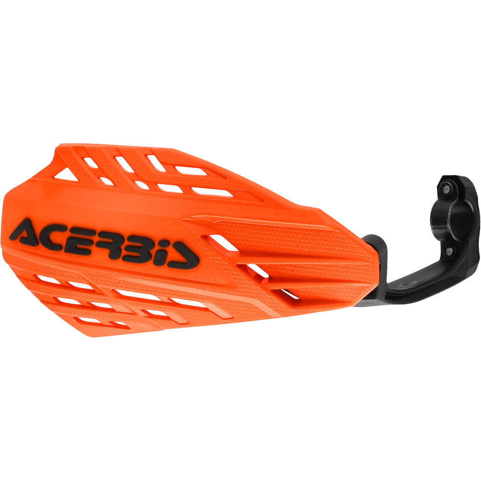 Acerbis LINEAR VENTED Cross Enduro Handguards Orange Black