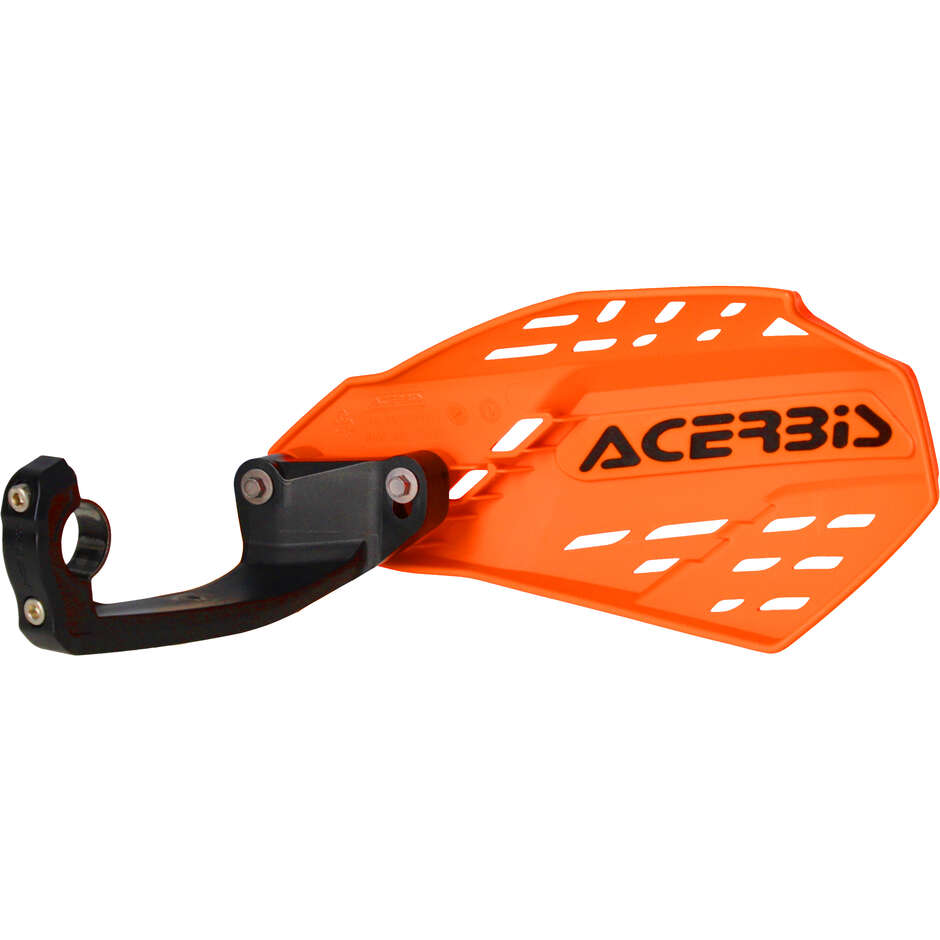 Acerbis LINEAR VENTED Cross Enduro Handguards Orange Black