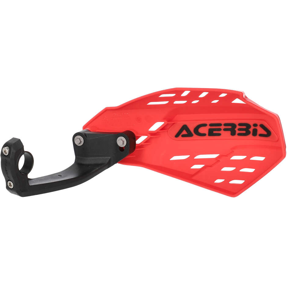 Acerbis LINEAR VENTED Cross Enduro Handguards Red Black