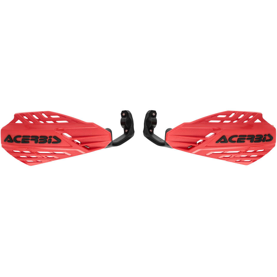 Acerbis LINEAR VENTED Cross Enduro Handguards Red Black