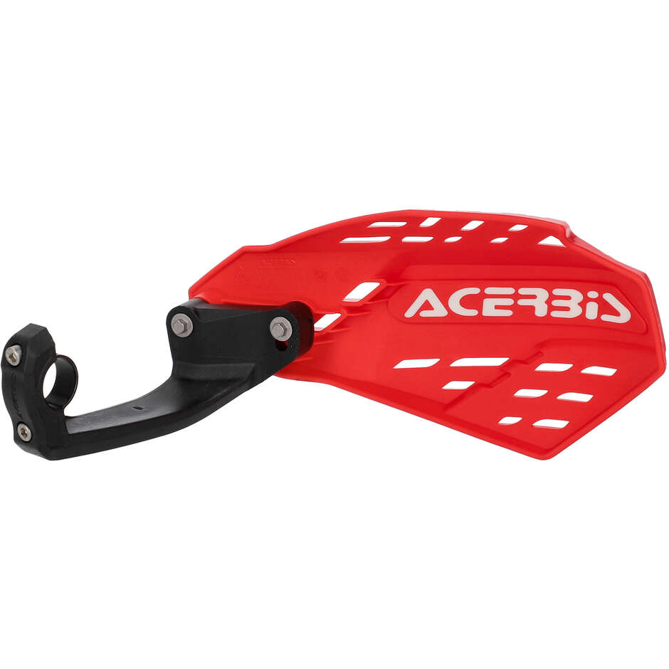 Acerbis LINEAR VENTED Cross Enduro Handguards Red White