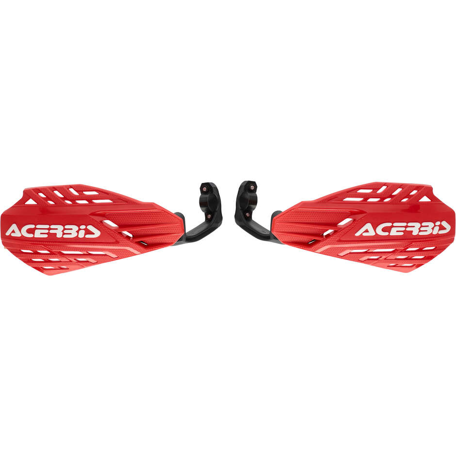 Acerbis LINEAR VENTED Cross Enduro Handguards Red White