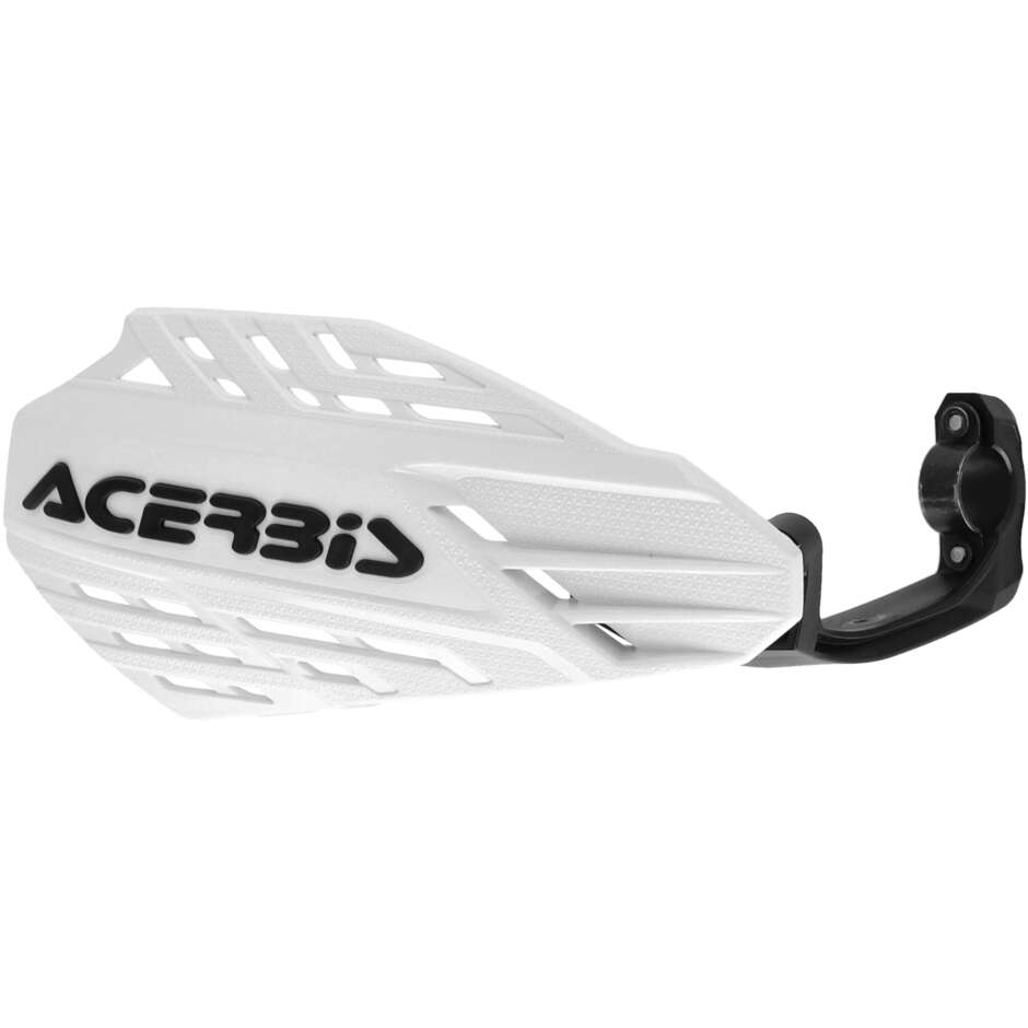 Acerbis LINEAR VENTED Cross Enduro Handguards White Black