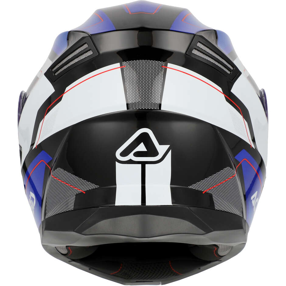 Acerbis Modular Motorcycle Helmet Double Visor SEREL 22.06 Blue White