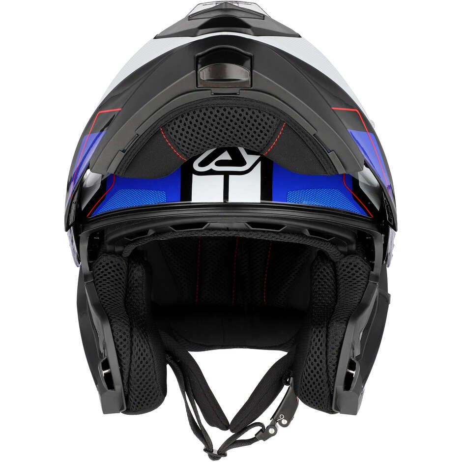 Acerbis Modular Motorcycle Helmet Double Visor SEREL 22.06 Blue White