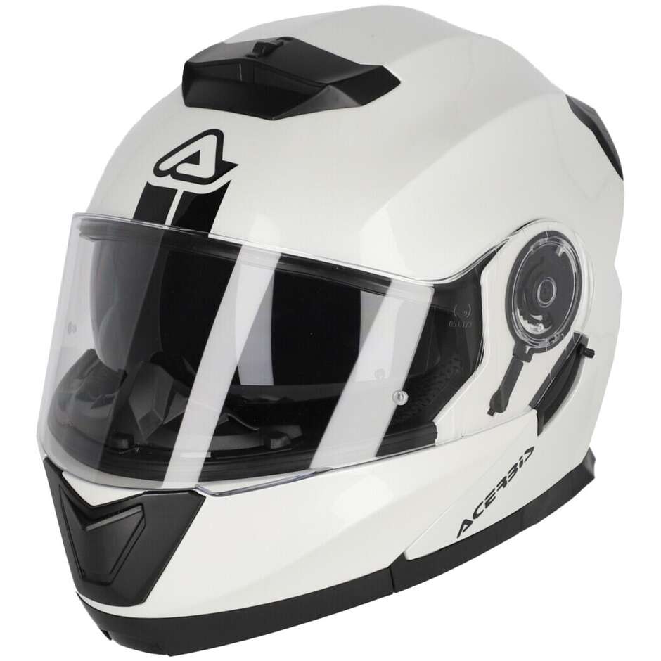 Acerbis Modular Motorcycle Helmet Double Visor SEREL 22.06 White