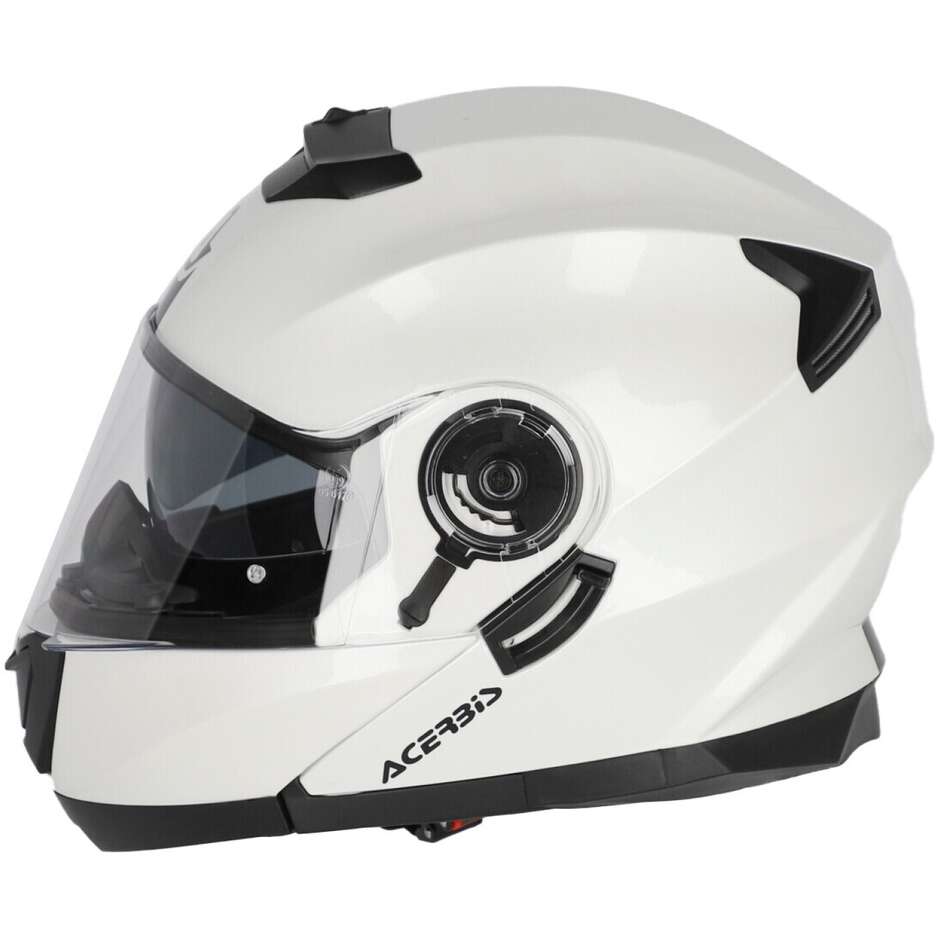 Acerbis Modular Motorcycle Helmet Double Visor SEREL 22.06 White