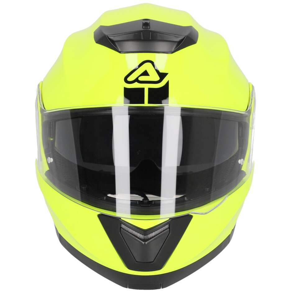 Acerbis Modular Motorcycle Helmet Double Visor SEREL 22.06 Yellow Fluo