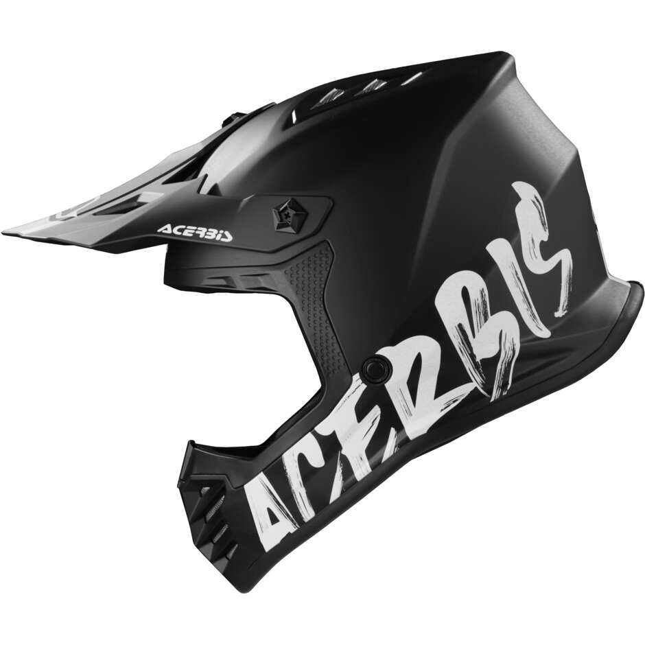 ACERBIS Motocross-Enduro-Helm für Kinder PROFILE JUNIOR Mattschwarz