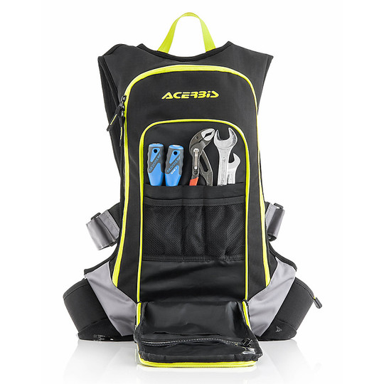 Acerbis Motorcycle Technical Backpack 15 Liter Mit Kameltasche 2,5 Liter Acerbis X-Storm Drink Bag