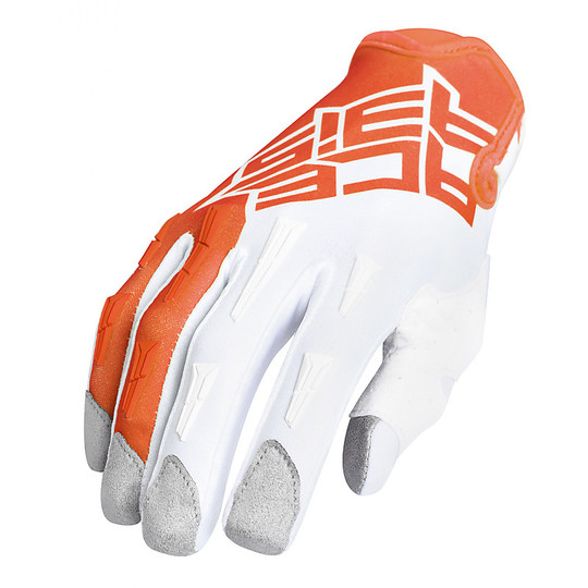 Acerbis MX Cross Kid Motocross Enduro Kid's Gloves Orange White