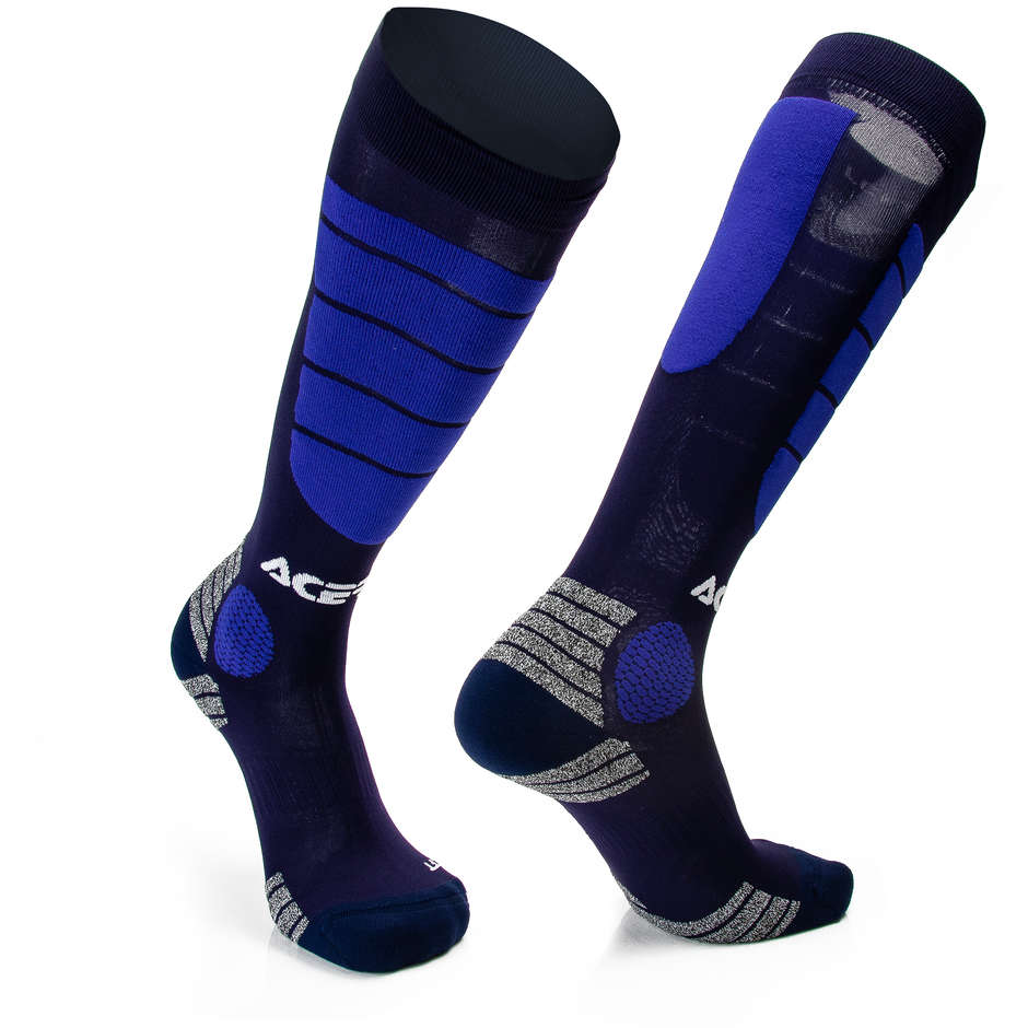 Acerbis MX Impact Socks Chaussettes de moto techniques bleues