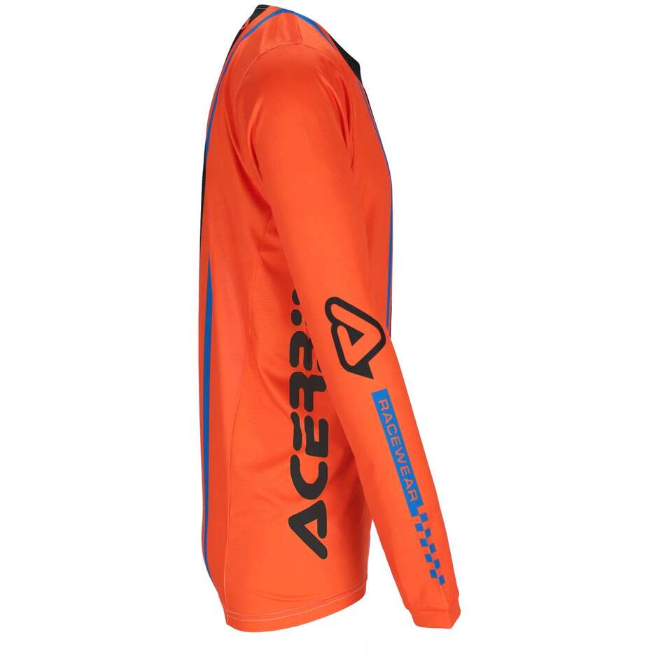 ACERBIS MX J-TRACK Connection MotoCross Enduro Trikot Weiß Orange