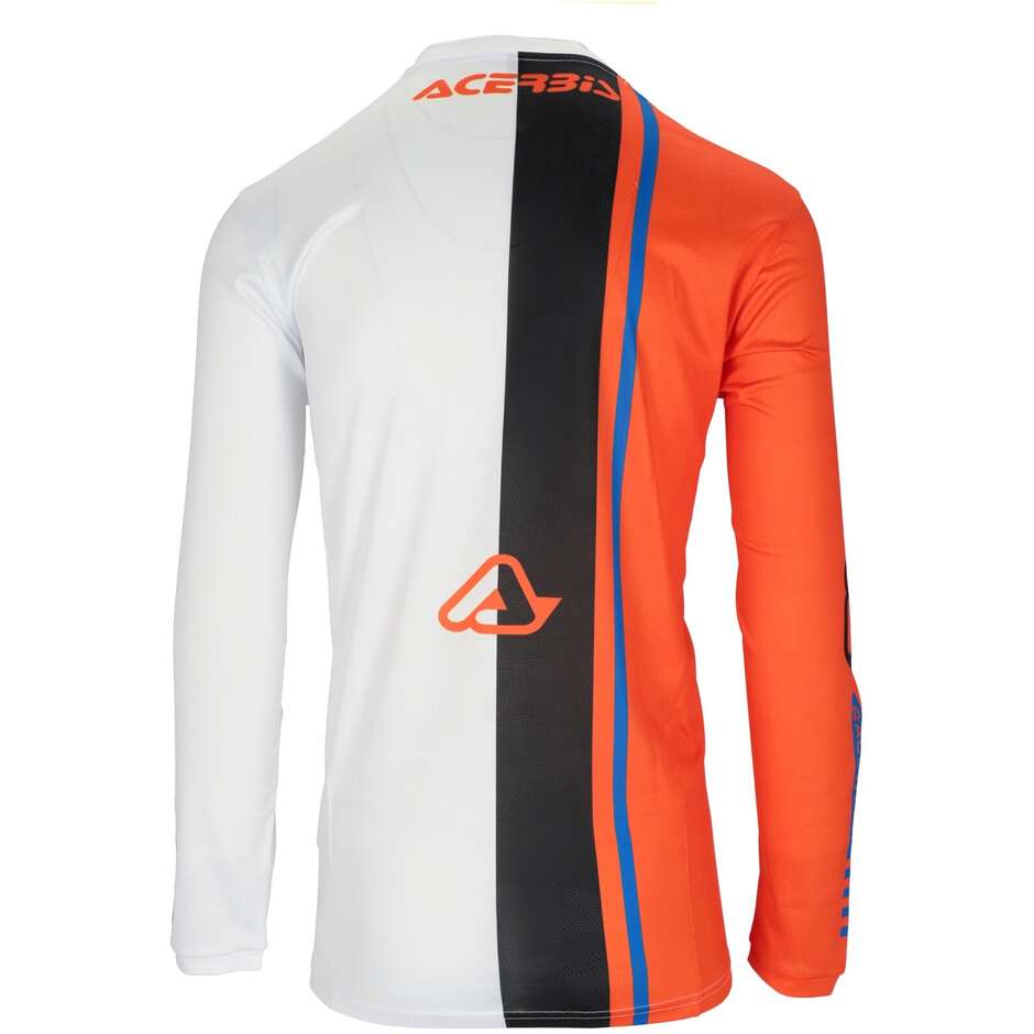ACERBIS MX J-TRACK Connection MotoCross Enduro Trikot Weiß Orange
