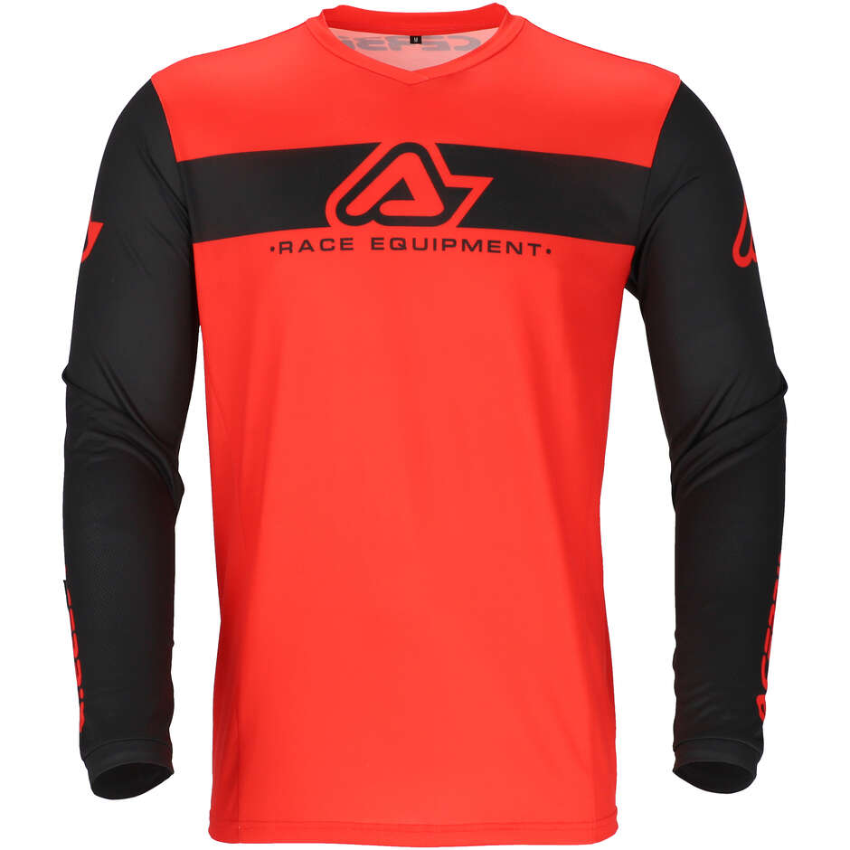 ACERBIS MX J-TRACK INC 2.0 Motocross Enduro Jersey Black Red