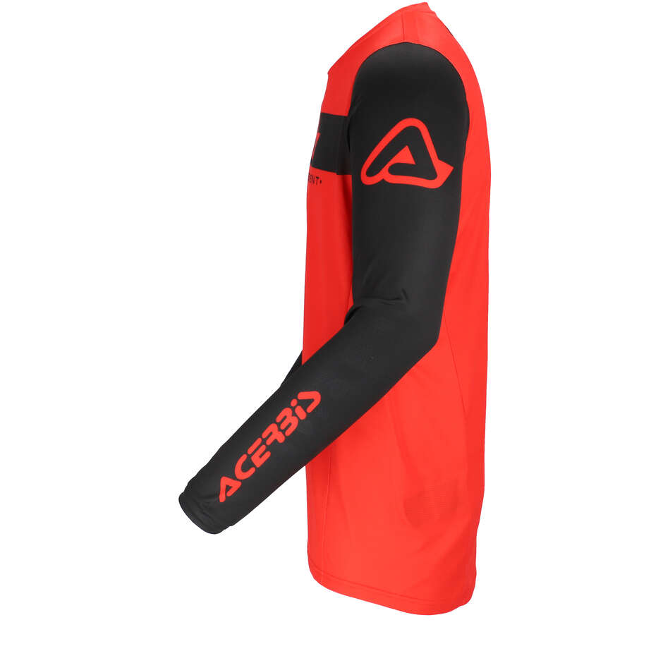 ACERBIS MX J-TRACK INC 2.0 Motocross Enduro Jersey Black Red