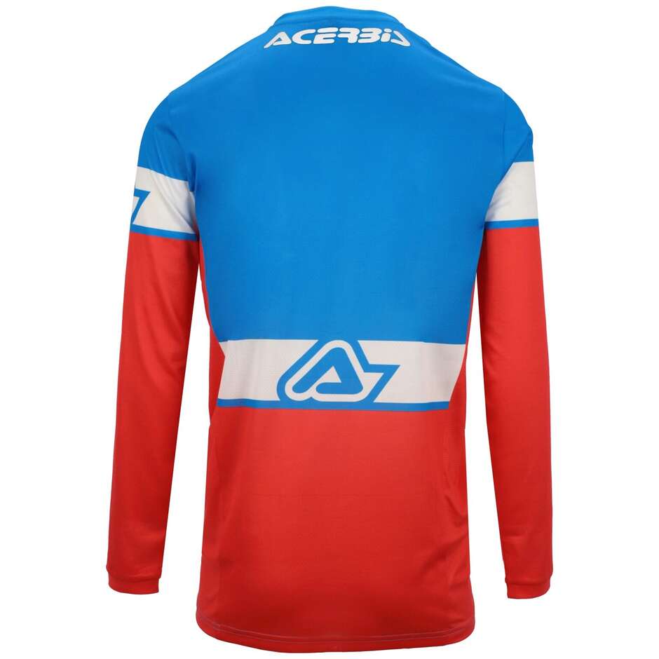 ACERBIS MX J-TRACK INC 2.0 Motocross Enduro Jersey Blue Red