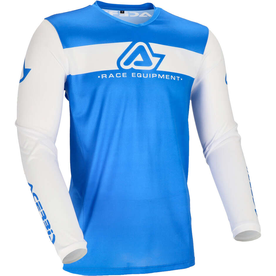 ACERBIS MX J-TRACK INC 2.0 Motocross Enduro Jersey Blue White
