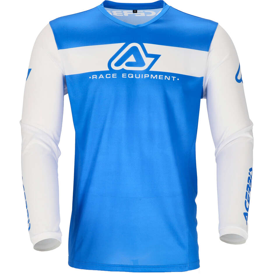 ACERBIS MX J-TRACK INC 2.0 Motocross Enduro Jersey Blue White