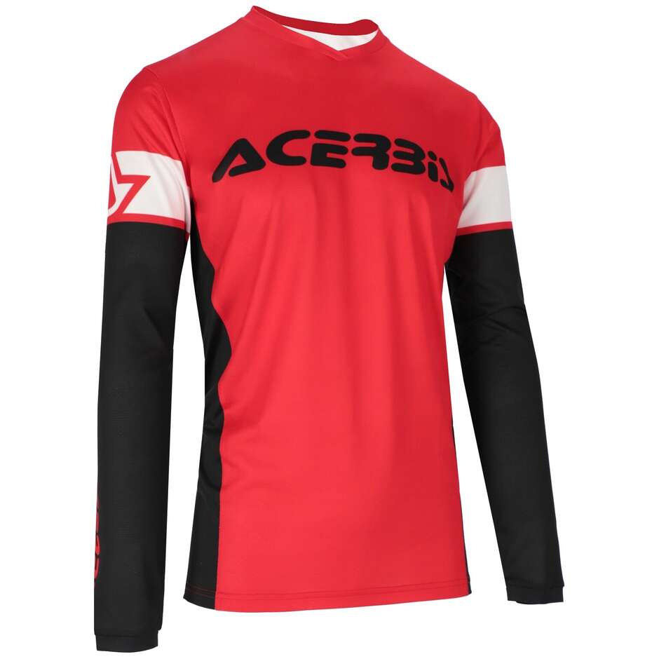 ACERBIS MX J-TRACK INC 2.0 Motocross Enduro Jersey Red Black