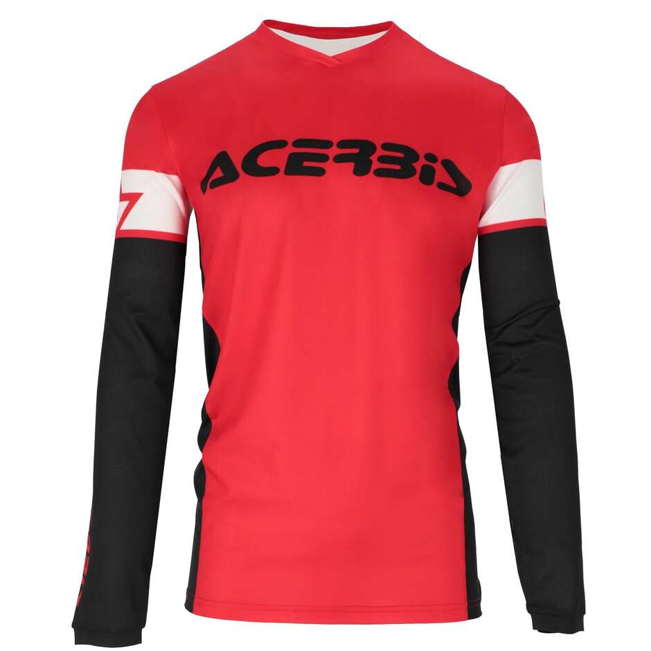 ACERBIS MX J-TRACK INC 2.0 Motocross Enduro Jersey Red Black