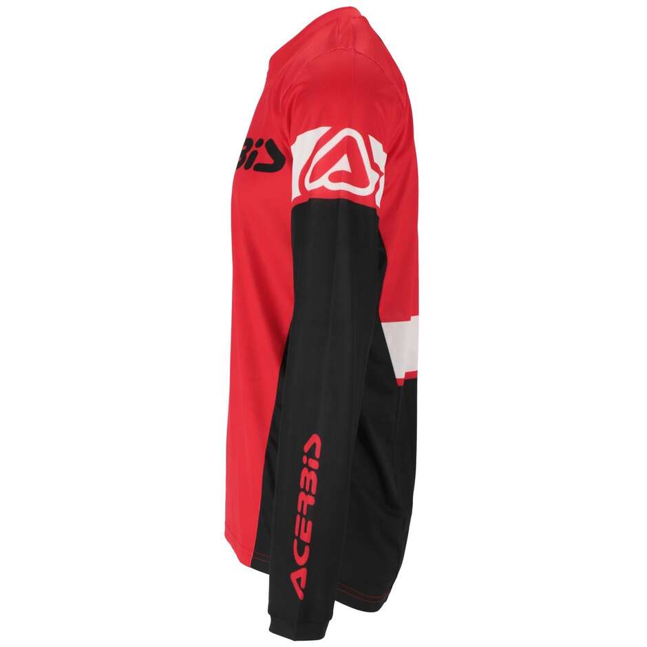 ACERBIS MX J-TRACK INC 2.0 Motocross Enduro Jersey Red Black