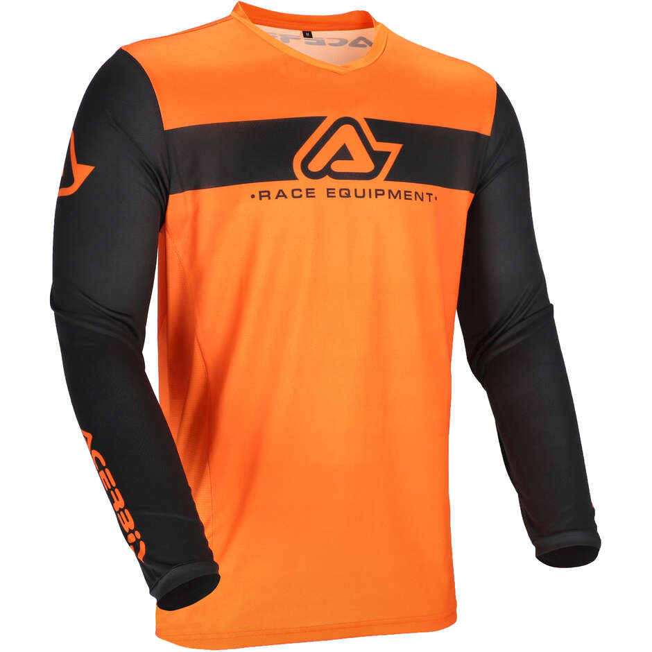 ACERBIS MX J-TRACK INC 2.0 Motocross-Enduro-Trikot Orange Schwarz