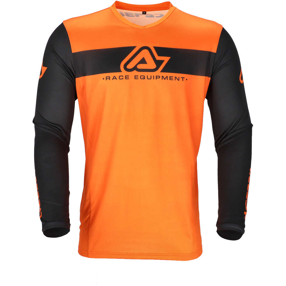 ACERBIS MX J-TRACK INC 2.0 Motocross-Enduro-Trikot Orange Schwarz