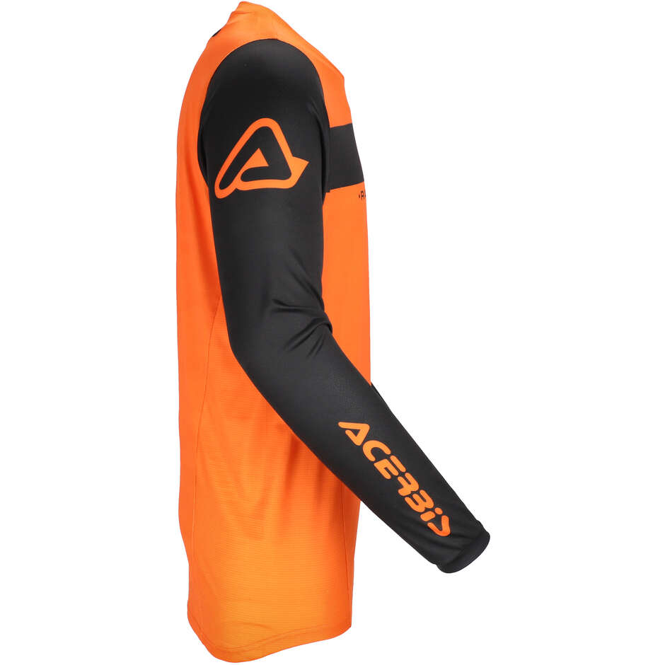 ACERBIS MX J-TRACK INC 2.0 Motocross-Enduro-Trikot Orange Schwarz