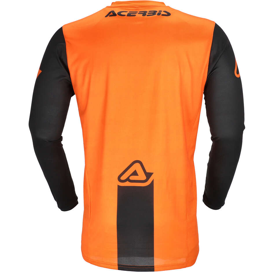ACERBIS MX J-TRACK INC 2.0 Motocross-Enduro-Trikot Orange Schwarz