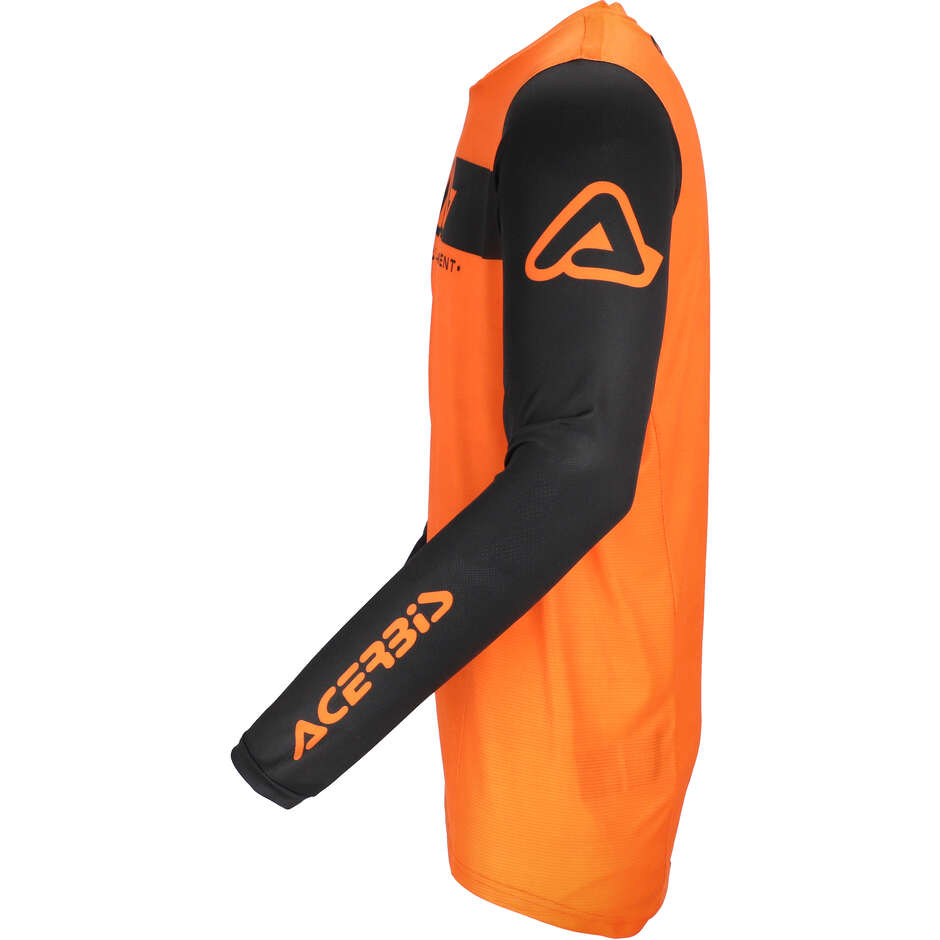 ACERBIS MX J-TRACK INC 2.0 Motocross-Enduro-Trikot Orange Schwarz