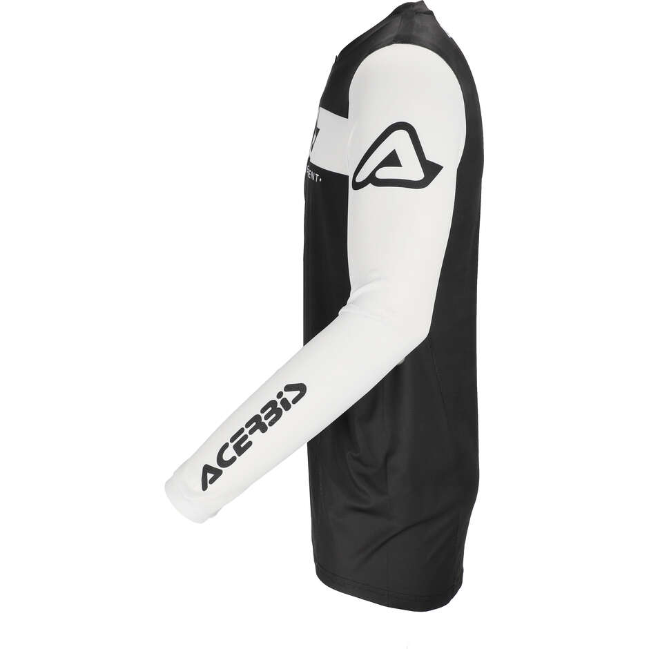 ACERBIS MX J-TRACK INC 2.0 Motocross-Enduro-Trikot Weiß Schwarz