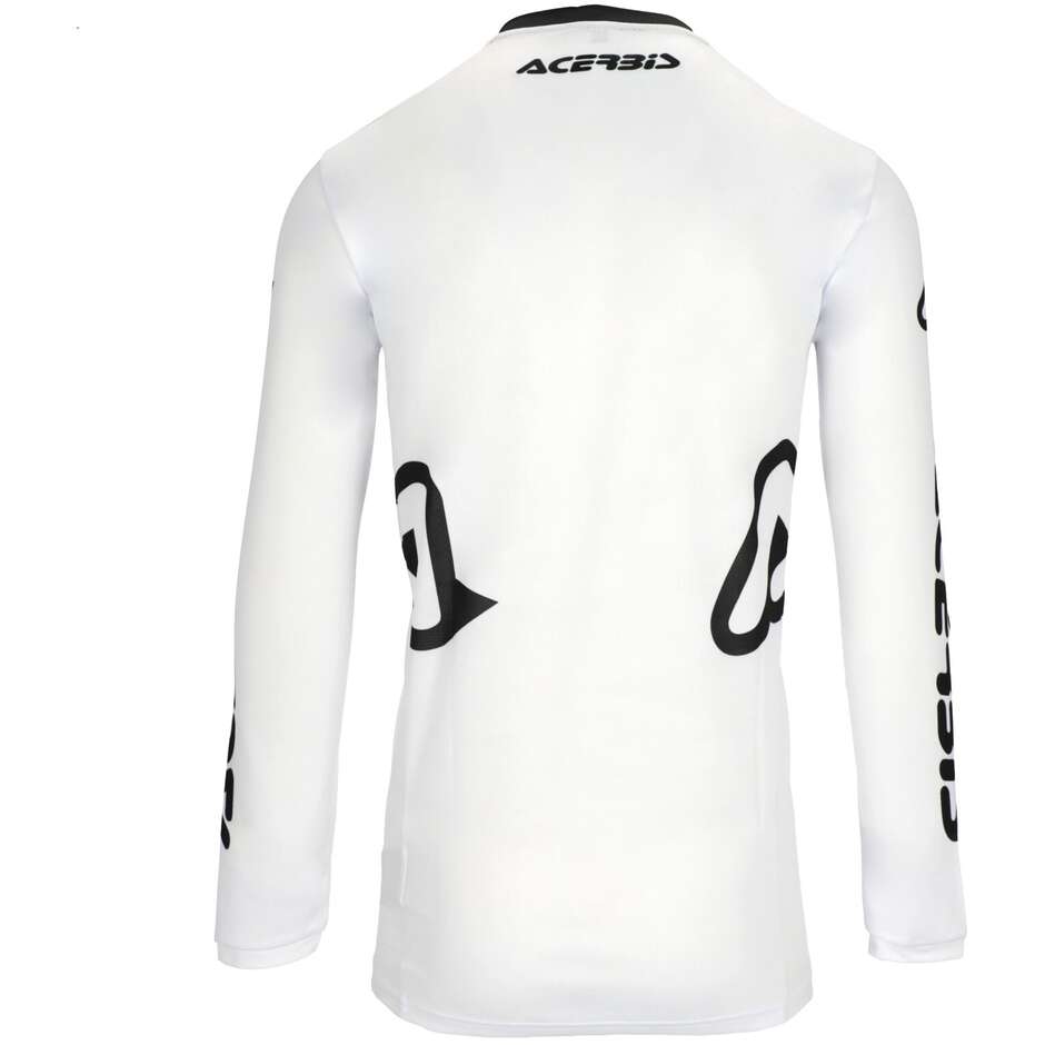 ACERBIS MX J-TRACK INC. MotoCross Enduro Jersey White black