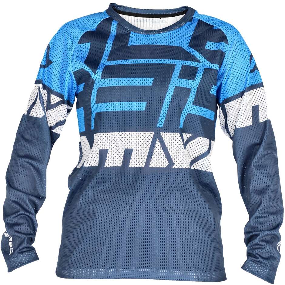 Acerbis MX-J WINDY FOUR VENTED Blue White MTB Motorcycle Jersey