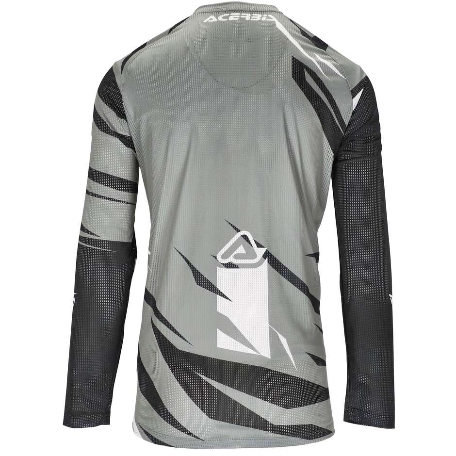 Acerbis MX J-WINDY FOUR VENTED Mtb Motorcycle Jersey Black Gray